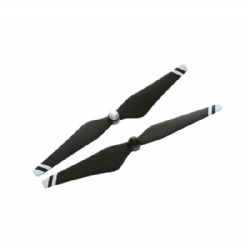 9450 Carbon Fiber Reinforced Self-tightening Propellers (Composite Hub, Black with White Stripes)